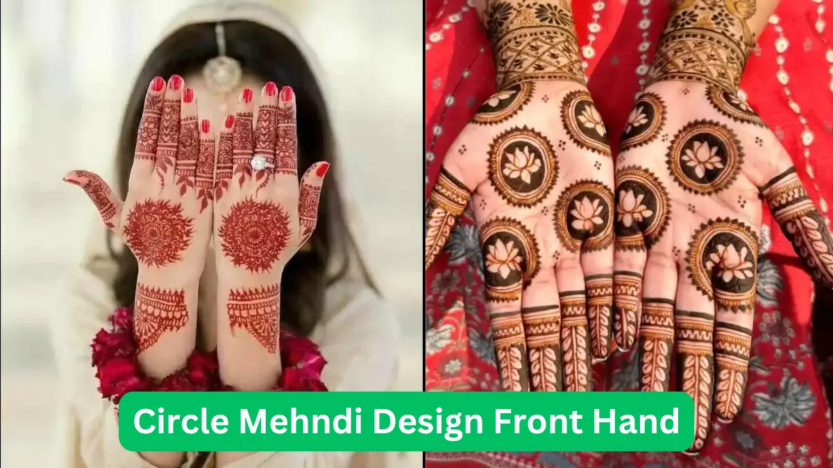 Circle Mehndi Design Back Hand