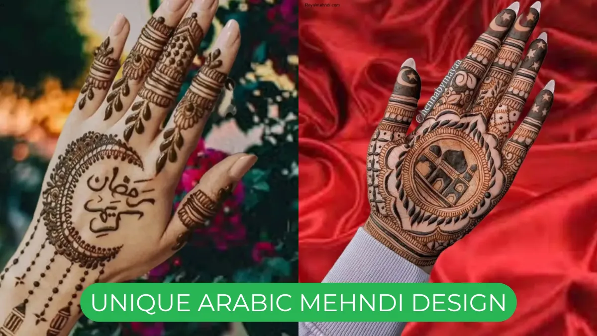 Unique Arabic Mehndi Design