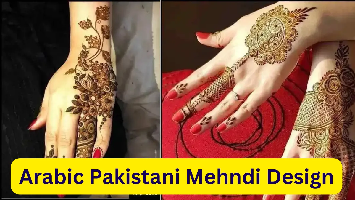 arabic pakistani mehndi design