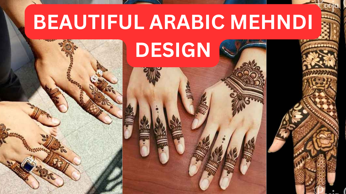 beautiful arabic mehndi design