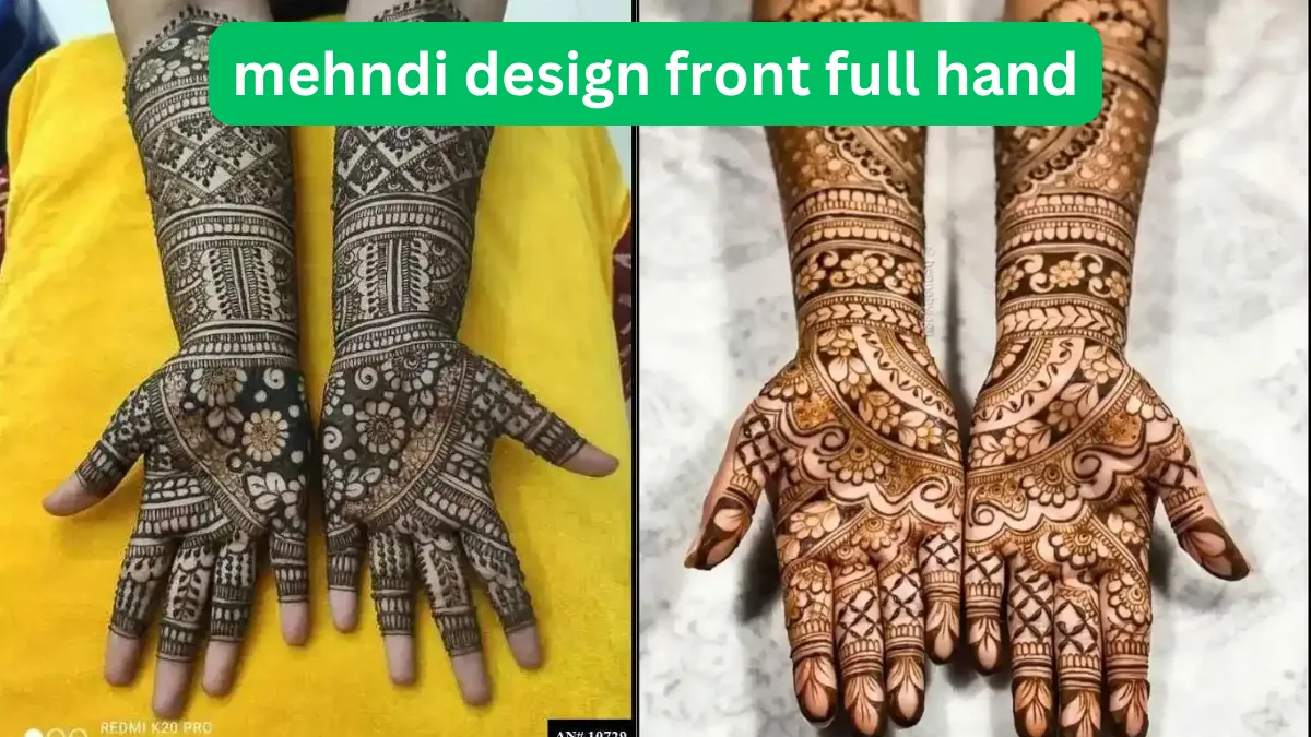 mehndi design front full hand