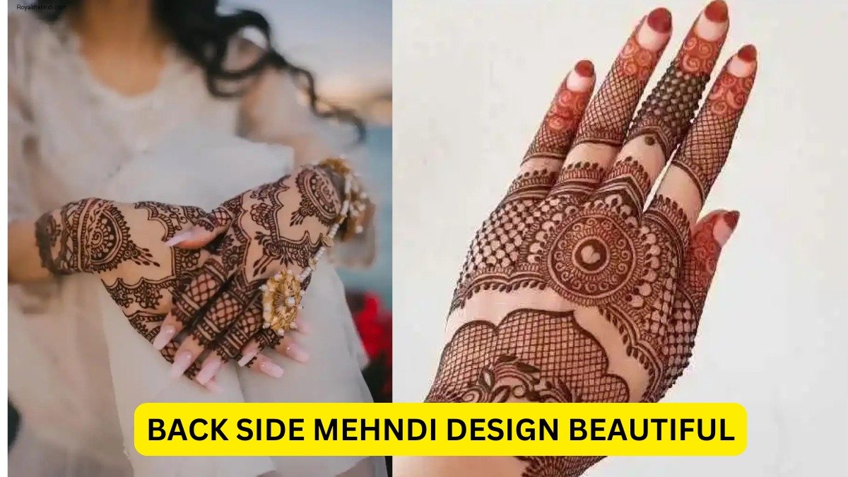 royal back side mehndi design